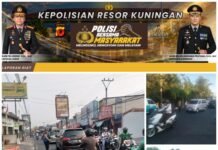PH Pagi Polsek Kramatmulya demi Kelancaran Arus Lalu Lintas di Wilayah Hukum Polsek Kramatmulya