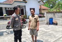SILATURAHMI KAMTIBMAS POLSEK KADUGEDE DEKATKAN DIRI DENGAN WARGA