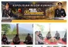 Kegiatan Silaturahmi Kapolsek Kramatmulya Dengan Pimpinan Pondok Pesantren Vila Quran Desa Pajambon Kecamatan Kramatmulya