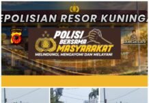 Patroli Siang Polsek Kramatmulya Melaksanakan antisipasi terjadinya Gangguan Kamtibmas dan tindak kriminalitas Sambangi Juru Parkir Alfamaret Desa Cilaja