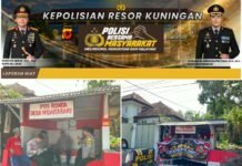 Patroli Siang Polsek Kramatmulya Melaksanakan antisipasi terjadinya Gangguan Kamtibmas dan tindak kriminalitas Sambangi Warga Desa Widarasari
