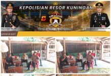Kegiatan Silaturahmi Kapolsek Kramatmulya Dengan Tokoh Masyarakat Desa Gerba Kecamatan Kramatmulya