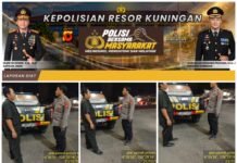 Piket Polsek Kramatmulya Laksanakan Patroli KRYD Malam Antisipasi tindak kriminalitas dan Gangguan Kamtibmas Sambangi Warga Desa Karangmangu