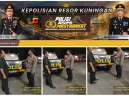 Piket Polsek Kramatmulya Laksanakan Patroli KRYD Malam Antisipasi tindak kriminalitas dan Gangguan Kamtibmas Sambangi Warga Desa Karangmangu