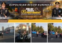 Polsek Kramatmulya Melaksanakan PH Pagi demi Kelancaran Arus Lalu Lintas di Wilayah Hukum Polsek Kramatmulya