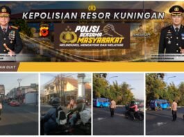 Polsek Kramatmulya Melaksanakan PH Pagi demi Kelancaran Arus Lalu Lintas di Wilayah Hukum Polsek Kramatmulya