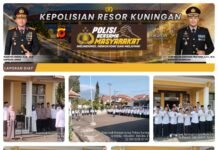 Kegiatan Upacara Peringatan Hari Santri Nasional Tahun 2026 Tingkat Kecamatan Kramatmulya
