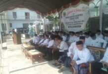 Perkuat Ketahanan Sosial, Kapolsek Mandirancan IPTU Iid Nurdin, S.H. Hadiri Upacara Hari Santri 2026
