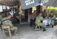 Antisipasi Karhutla di Desa Seda, Kapolsek Mandirancan IPTU Iid Nurdin, S.H. Terjunkan Patroli Gabungan TNI-Polri