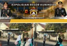 PH Pagi demi Kelancaran Arus Lalu Lintas di Wilayah Hukum Polsek Kramatmulya