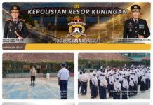 Kegiatan Menjadi Pembina Upacara Di MTs PUI Cikaso Dalam Rangka Program 100 Hari Kerja Kapolri (Polisi Peduli Pendidikan)