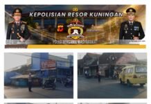 Cegah Kemacetan Pagi Hari, Polsek Cilimus Tingkatkan Pelayanan di Kawasan Pasar Cilimus